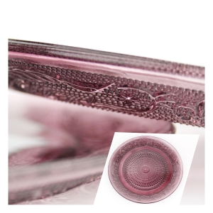 Skleněný talíř set 2ks - 22/25cm