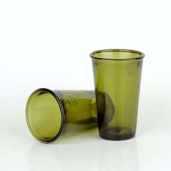 Sklenice 0,35l olivově zelená