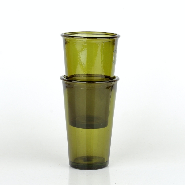 Sklenice 0,35l olivově zelená