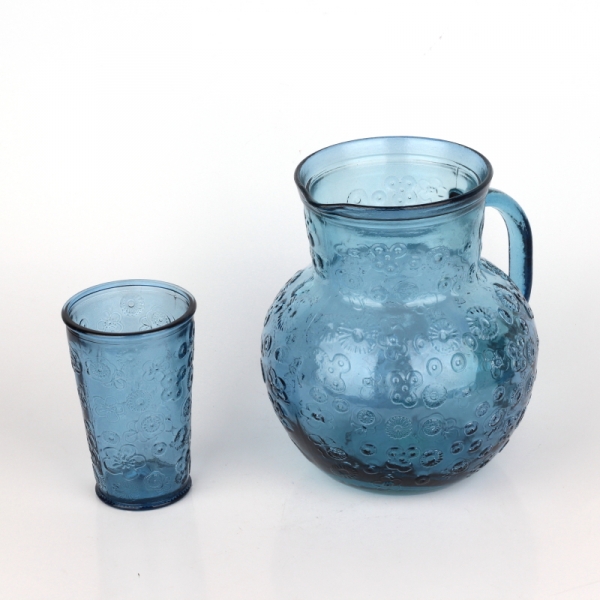 Sklenice Flora modrá - San Migule 0,3l