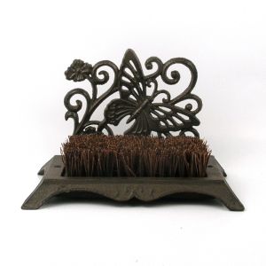 Škrabadlo na boty motýl 26x18x16cm