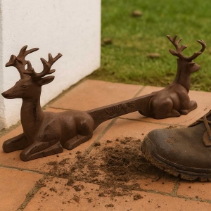 Škrabák na boty s jeleny 42cm