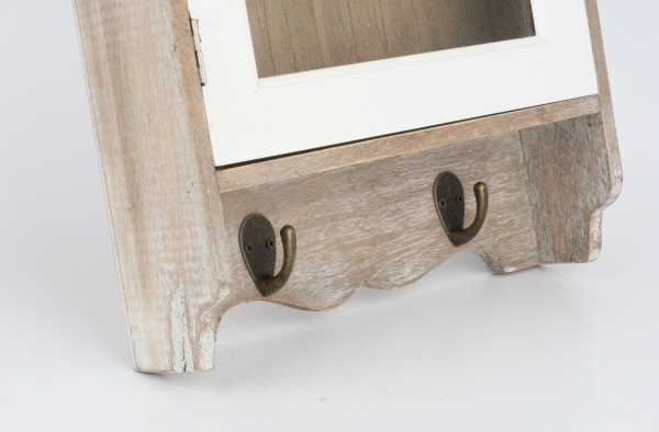 Skříňka na klíče 2 háčky 27,5x37,5x9cm 