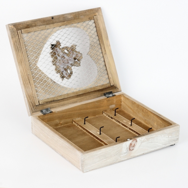 Skříňka na klíče s andělem 24x20x6cm