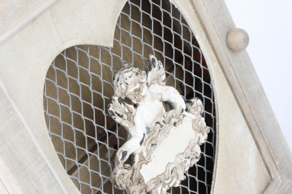 Skříňka na klíče s andělem 24x20x6cm