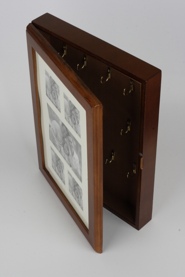 Skříňka na klíče s fotorámečkem 36x25cm