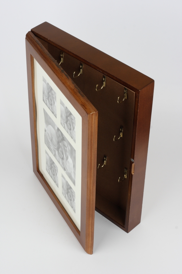 Skříňka na klíče s fotorámečkem 36x25cm