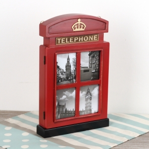 Skříňka na klíče Telephone 39,5x6,5x23x5cm