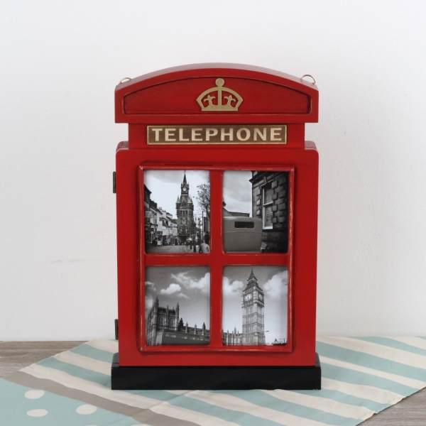 Skříňka na klíče Telephone 39,5x6,5x23x5cm