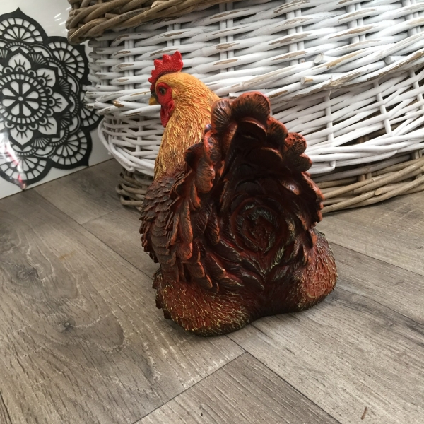 Slepice ležící červená 25cm