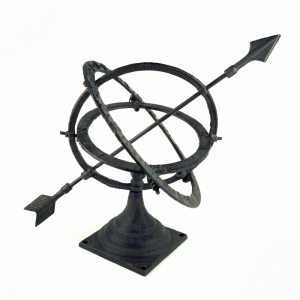 Sluneční hodiny kovové 26 cm