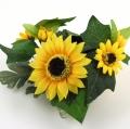 Slunečnice kytka na svíčku