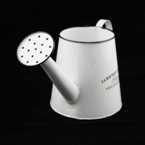 Smaltovaná konev LA BUTIQUE DE FLEURS 20cm