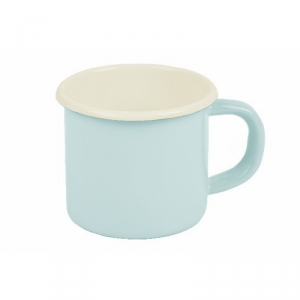 Smaltovaný hrnek modrý 11cm