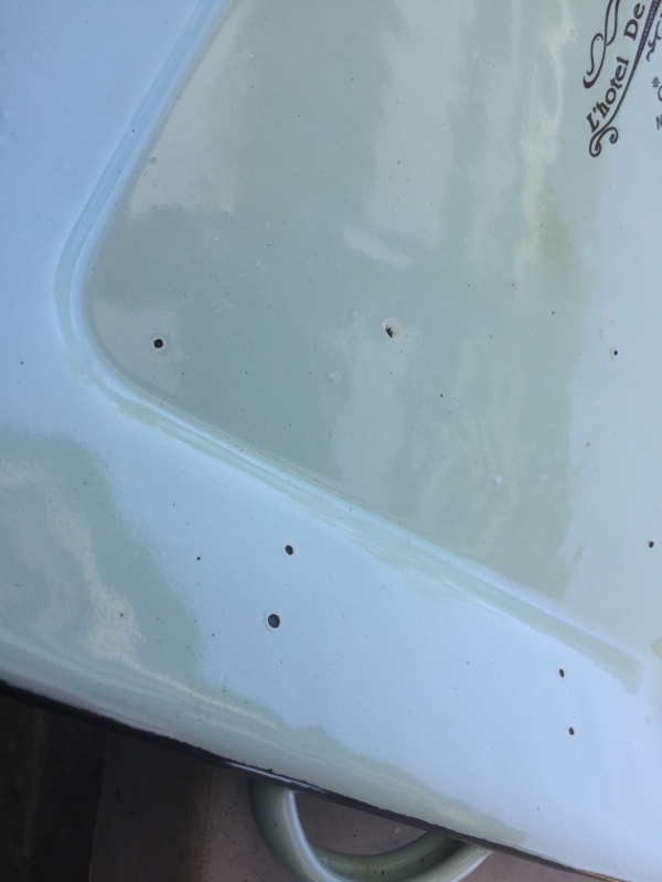 Smaltovaný podnos VYŘAZENO 36x26cm