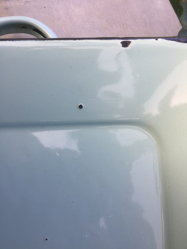 Smaltovaný podnos VYŘAZENO 36x26cm