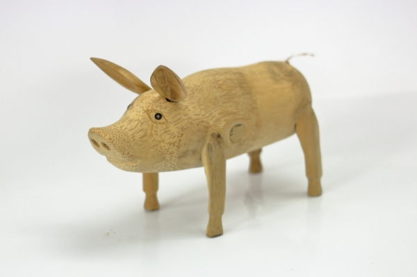 Socha do zahrady prase 26cm