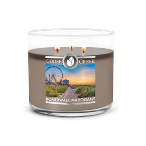Sojová svíčka BOARDWALK MAHOGANY se 3 knoty