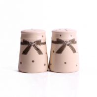 Solnička a pepřenka Grey dot 7,5x5,5cm