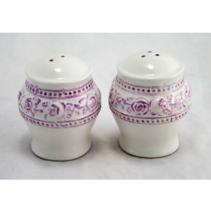 Solnička a pepřenka s motivem růží 6,5cm