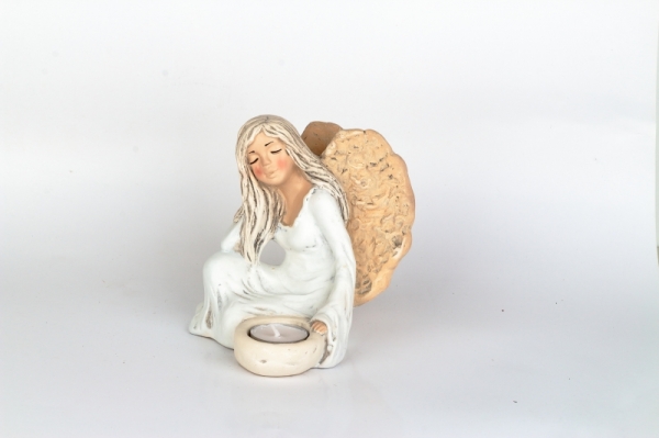 Soška anděl Odpočinek 17cm