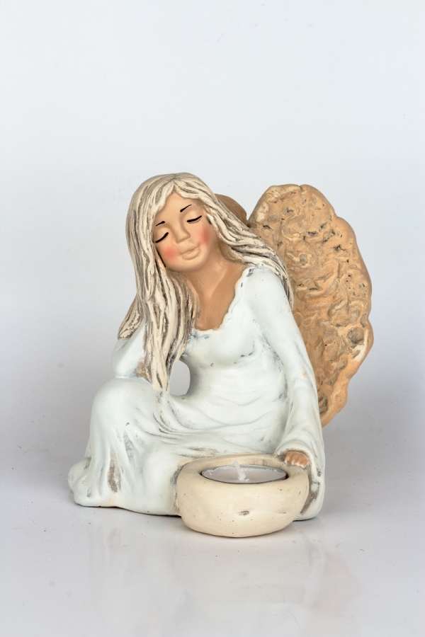 Soška anděl Odpočinek 17cm