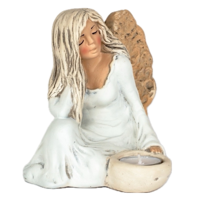 Soška anděl Odpočinek 17cm