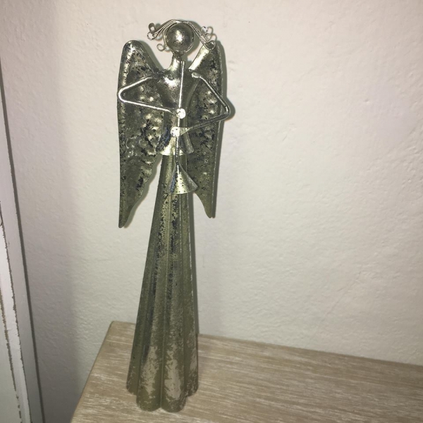 Soška anděl s trumpetou 25cm
