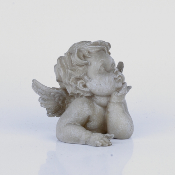 Soška anděla ležícího 11x11x10cm