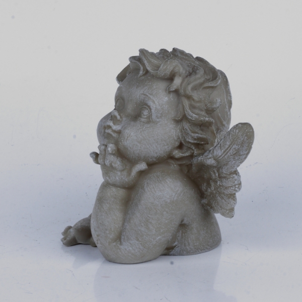 Soška anděla ležícího 11x11x10cm