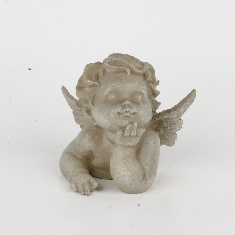 Soška anděla ležícího 11x11x10cm