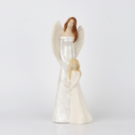 Soška anděla Matka s dcerou 32cm