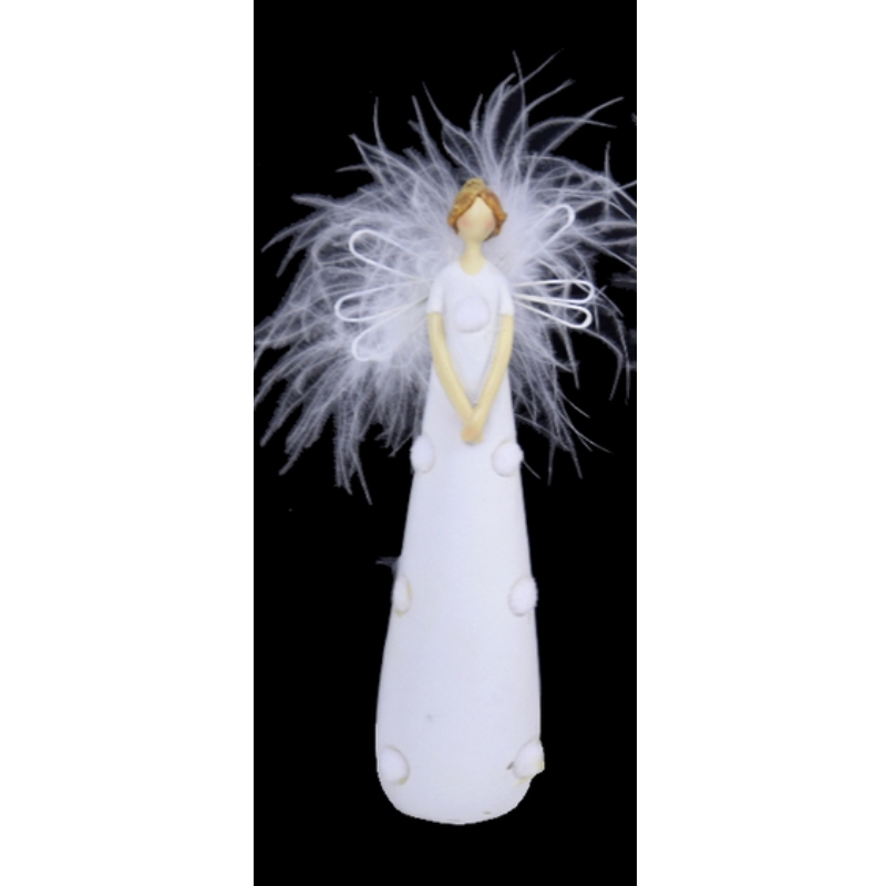 Soška anděla s peřím Přátelství