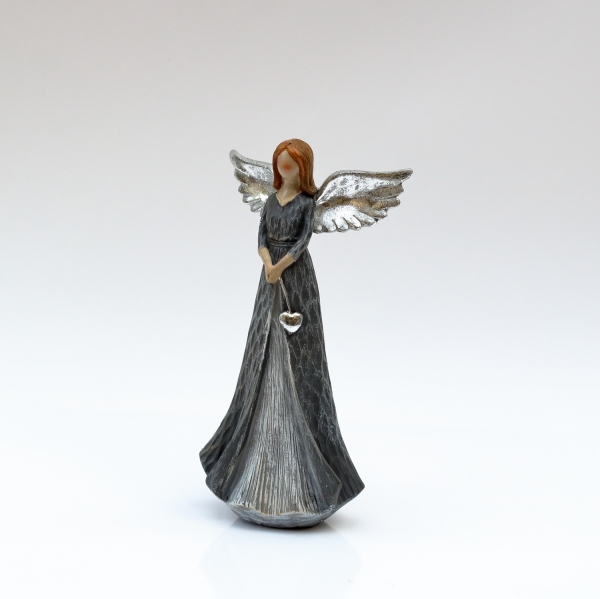 Soška anděla s šedými šaty - Láska