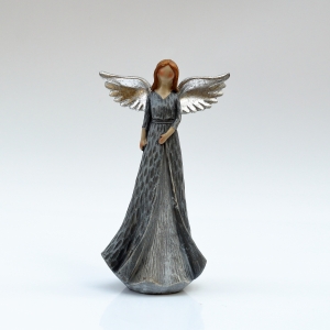 Soška anděla s šedými šaty - Mateřství