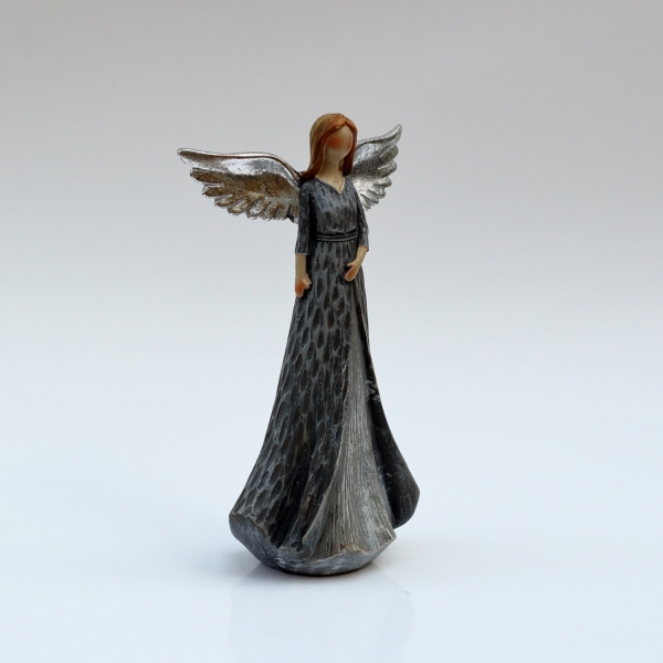 Soška anděla s šedými šaty - Mateřství