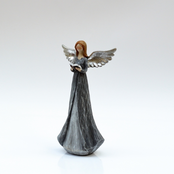 Soška anděla s šedými šaty - Moudrost