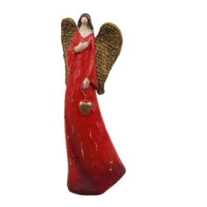 Soška anděla se srdcem 19cm