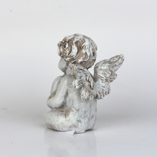 Soška anděla se srdcem 9,4x12x10cm