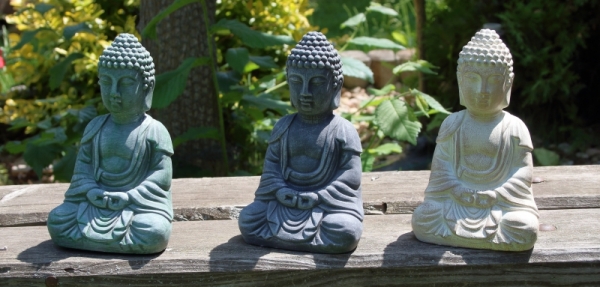 Soška Buddha beton 10x20x13cm