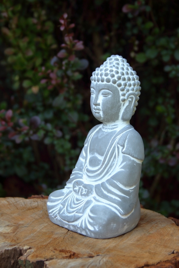 Soška Buddha beton 10x20x13cm
