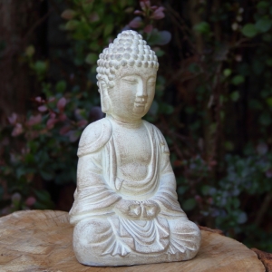 Soška Buddhy betonová 10×20×13cm