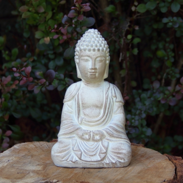 Soška Buddhy betonová 10×20×13cm
