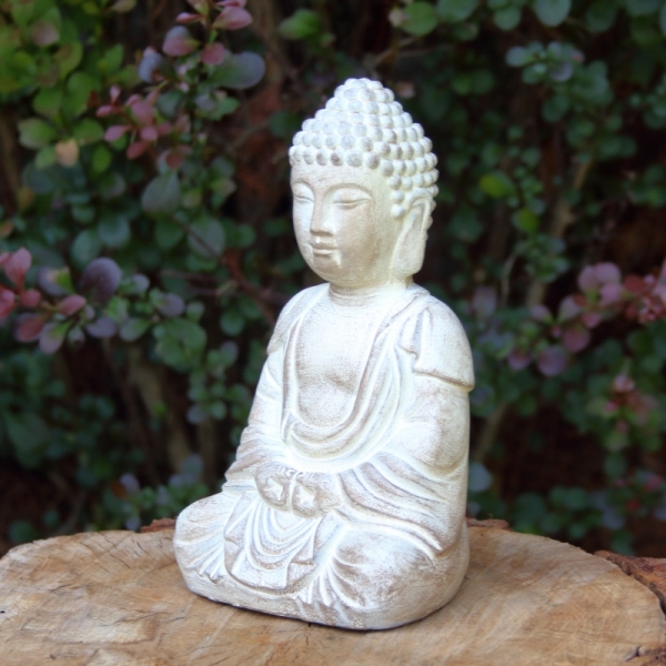 Soška Buddhy betonová 10×20×13cm