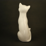 Soška porcelánová kočka 25cm