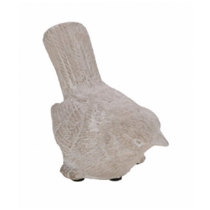 Soška ptáček zobající 17 x 10 x 13 cm beton