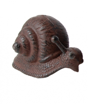 Soška šnek 13,8 x 6,8 x 7 cm litina