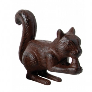 Soška veverka 14,6 x 5,9 x 11,6 cm litina