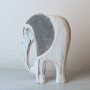 Soška vyřezávaný slon 25cm