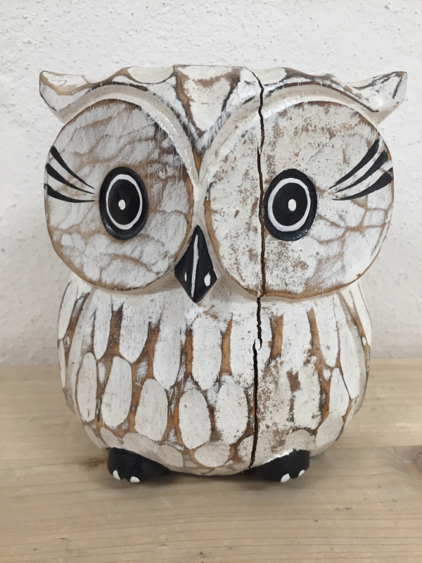 Sova krémová 13cm - vyřazeno